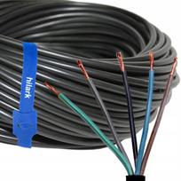 Kabel H05vv-f Owy 5x2,5mm² 20m, 5 gyslos, juodas, lankstus