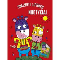 Spalvoti lipdukų nuotykiai. Žirafos