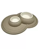 Comfy Smart Clean dvigubas dubenėlis, rudas, 230 ir 600 ml