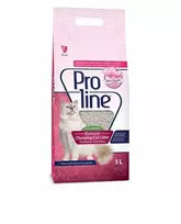 ProLine bentonitinis sušokantis kraikas katėms, pudros kvapo, 5 l