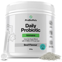 PROBIOPETS Immune probiotikai imunitetui šunims, 100 g
