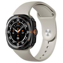 Silicone Band For Samsung Galaxy Watch Ultra Strap 47mm sport Loop Bracelet correa belt for Samsung Galaxy Watch 7 ultra 47 mm galaxy watch ultra black