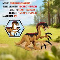 Simuliaciniai dinozaurų modeliai Žaislai Juros periodo Tironozavras Reksas Terizinozauras Velociraptorius Veiksmo figūrėlės Dovanos berniukams Vaikams white