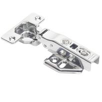 Soft-Closing 35mm Stainless Steel Iron Hydraulic Furniture Hinges for Cabinets for Kitchen Dining and School Use (as the picture,Full Overlay)
