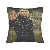 Charlie Kirk Funny Meme Pillowcases  Kawaii Pillow Case For Sofa Car Home Decor Soft Pillow Cover 50X50CM gray