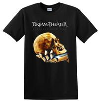 Dream Theater Skull Robot Hand Progressive Rock Band T Shirt Graphic Art Tee L brown