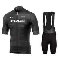26 RCC CUBE Dviratininko aprangos komplektas Vasariniai trumpomis rankovėmis marškinėliai Dviratininko apranga Vasara Dviračio šortai su geliniu įklotu Sportinis maillot Ropa Ciclismo 5XL
