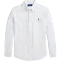 Polo Ralph Lauren Shirt Ss25 Kids Brand Logo Long Sleeve Single-Breasted White Kids shirts CWPOWOVY6820544-100 L white