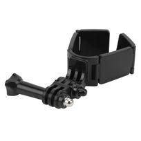 Action Camera Helmet Chin Mount Adjustable Holder for Gopro DJI OSMO Action OSMO Pocket black