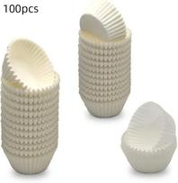 100Pcs Food Grade Baking Cup Cupcake Greaseproof Wrapper Cupcake Cake Tray Decorating Tools Muffin Liners Paper Cup Baking Molds brown