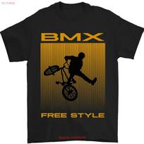 BMX Freestyle Cycling Bicycle Bike Mens T Shirt 100 Cotton vintage Washed designer clothes Casual Stretched Stylish Versatile 3XL įvairiaspalvis