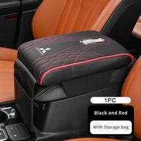 For Mitsubishi Car Armrest Booster Cushion Center Holder with Tissue Box Outlander Lancer Cross Colt Xpander Mirage Attrage LO7