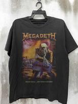 MEGADETH - Peace Sells but Whos Buying Unisex Black Cotton T-Shirt S gray