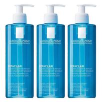 La Roche-Posay Effaclar Purifying Foaming Gel, 400ml, 3 pcs blue