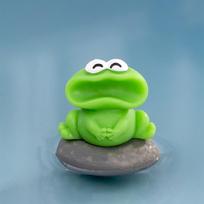 Cute Big Mouth Chorus Frogs Figurine Cartoon Mini Frogs Ornament  Fairy Garden Decorations Style 2