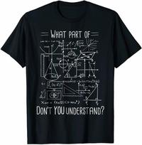 Funny T-shirts with Humorous Math Designs, Vintage Style, Women's Gift, Harajuku Street Fashion Clothing.Summer Streetwear Y2K M black