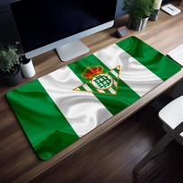 Football R-Real B-Betis Sport Mouse Pad Non-slip Thickened Large Writing Lockedge Office Student Gaming Cushion MousePad 30cmx60cm(11.8x23.6inch) white