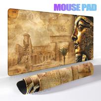 Ancient Egypt Posters Non-slip Mouse Pad Large Rubber Base Anti-slip Desk Accessories Mousepad for Gamer Keyboard Mat Decor Rug 30cmx80cm beige