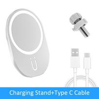 15W Magnetic Car Wireless Charger Phone Holder 360° Rotatable Strong Magnet Air Vent Car Phone Mount for iPhone 12-17 Series juoda
