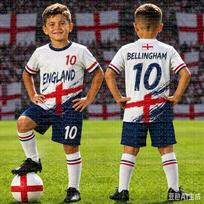2026 Bellingham Nr. 10 Gerbėjų Futbolo Džersis Šortai 2 dalių Rinkinys, Kvėpuojanti Futbolo Uniforma Varžyboms ir Treniruotėms, Vaikų Gimtadienio Dovana 120