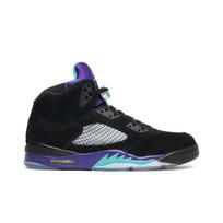 Air Jordan 5 Retro 'Black Grape' (Unisex) Black / New Emerald-Grape Ice Vintage Basketball Shoes 136027 007 44.5 black