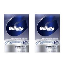 Gillette Cool Wave skutimosi po losjonas 100ml 2 vnt. gray