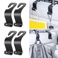 Automobilinės sėdynės galvos atramos kabliukas Laikiklis Automobilio interjero aksesuarai BMW M E34 E36 E60 E90 E46 E39 E70 F10 F20 F30 X5 X6 X1 M3 M5 M6 E71 F01 F02 F87 2Pcs gray