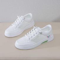 Fashion Big Sole Natural Leather Women's Female Moccasin Shoes Casual China Knows Low Prices Basketball Sneakers For Sports 35 white