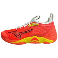 Mizuno Wave Momentum 3 'Neon Flame Bolt' Sneakers V1GA231202 46 red