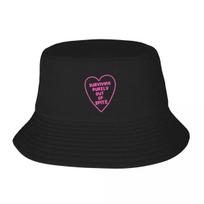 surviving purely out of spite Bucket Hat Ball Cap hard hat Rugby sun hat Designer Man Women's pink