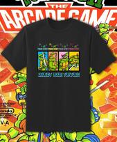 TNMT Ninja Turtle Retro Video game T Shirt Youth M - Adult 6XL Fast Ship! Unisex T-Shirt XXL yellow