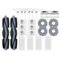 23 vnt Ecovacs Deebot T10 TURBO X1 OMNI dulkių siurblio priedas Pagrindinio šoninio šepečio dangtelio filtras Šluostės audinio dulkių maišelis gray
