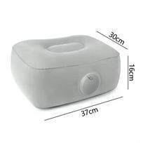 Press-down Inflatable Concert Mats, Booster Mats, Camping Mats, Portable Seat Cushion, Easy to carry Inflatable Seat white