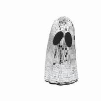 Small Size Disco Ball Ghost Exquisite Ghost Home Decor  Christmas Window Decoration S gray