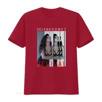 Selena Gomez Revival T Shirt Black Cotton All Size S 34xl Fashion Print Love Design Eg387model Vintage Stylish Slightly S gray