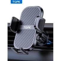 TOPK Air Vent Car Mount,[Big Phones Thick Case Friendly]Cell Phone Holder for Car Hands Free Clamp Cradle Vehicle for All Phones For Air Vent