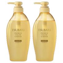 Tsubaki Premium Volume & Repair Shampoo 2 pcs 450ml beige