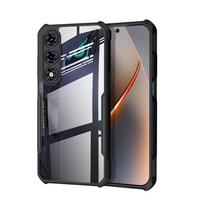 Xundd Skaidrus dėklas telefonui ZTE Nubia Neo 5 5G / Neo 5 GT, atsparus smūgiams, su oro pagalvėmis, nepageltonuojantis, pagamintas iš PC+TPU, apsauginis telefono dangtelis Pc + tpu&nubia Neo 5 GT gray