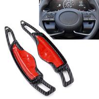 1 pora automobilio vairo pavarų perjungimo svirtelių prailgintuvų Hyundai Elantra Sonata Tucson Genesis anglies pluošto juodos spalvos