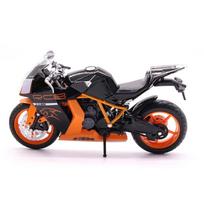 1/12 mastelio KTM RC8 lydinio motociklo modelis Diecast automobilio žaislai Berniukams Gimtadienio dovana Žaislai Automobilių kolekcija juoda