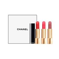 CHANEL Rouge Allure Velvet Luminous Matte Lūpų Dažų Trijų Vienetų Rinkinys #69+#56+#58 beige