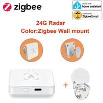 24G Zigbee Human Presence Detector Smart Human Body PIR Sensor Radar Detector Motion Sensors Support Home Assistant