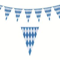 1pcs 10m Oktoberfest Bunting Bavarian Decoration Banner Oktoberfest Garland Pennant Waterproof PE Outdoor Decoration China Mainland white