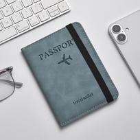 Pu Leather Passport Bag Multi-card Position Multi-function ID Cover Passport Cover rožinė
