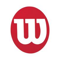 Wilson Tennis Stencil Mark Wilson  W  STENCIL (Large Stencil Mark) 22.91cm x 27.89cm raudona