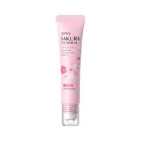 LAIKOU Japan Sakura Eye Serum Hydrating Eye Essence Reduces Dark Circles Brightens Tired Eyes Fades Fine Lines Gentle Daily Use white
