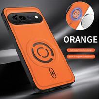 Google Pixel 11 Pro XL Magnetic Ring Case with Tech Fabric Texture and Full Lens Protection Google Pixel 11 Pro tamsiai žalia spalva