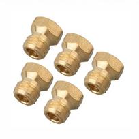 Gas Hob LPG Conversion Kit 5Pcs Durable Brass Nozzles 50/65/70/87/95 for Home Kitchen Gas Burner Replacement Repair one size beige