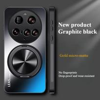 Magnetinis dėklas For Xiaomi 15 Ultra Matinis Smūgiams atsparus buferio dangtelis Xiaomi 15 Pro 14T 14 Ultra Stovas Korpusas Atsparus pirštų atspaudams for Xiaomi 14 Ultra balta