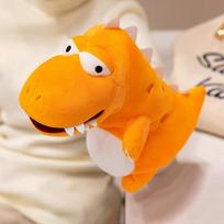 Simuliuotas animacinis dinozauras rankinė lėlė lėlė storas drakonas pliušinis žaislas darželis kūdikis interaktyvus žaidimas tėvams ir vaikams 28cm 0.11kg green